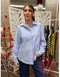 Camicia Hanoi Azzurro