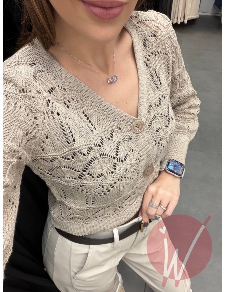 Cardigan Romance Beige