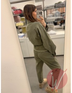 Pantalone Dallas Verde Salvia 2