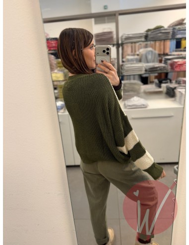 Maglia Righe Candice Militare