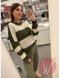 Maglia Righe Candice Militare