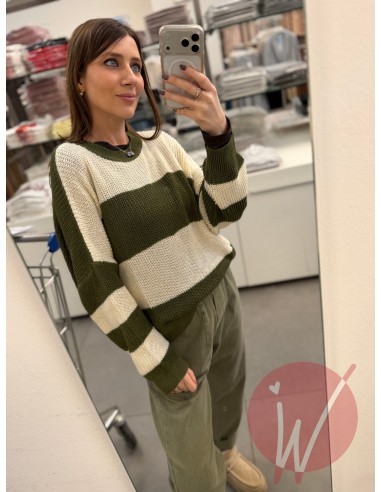 Maglia Righe Candice Militare