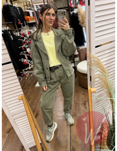 Pantalone Dallas Verde Salvia