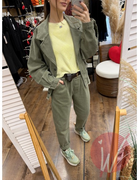 Pantalone Dallas Verde Salvia