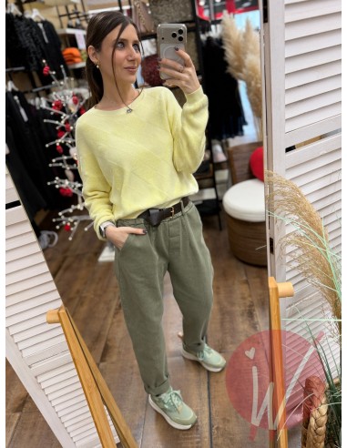 Pantalone Dallas Verde Salvia