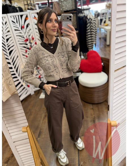 Pantalone Ovetto Boston Cacao