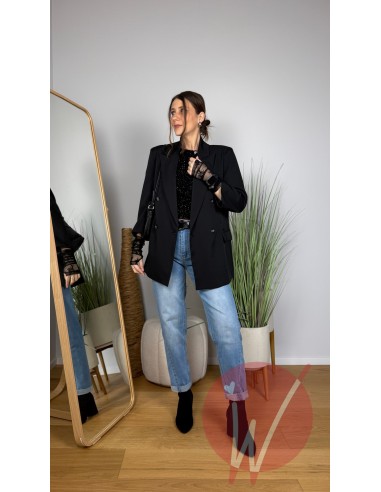 Blazer Pizzo Vienna Nero