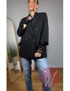 Blazer Pizzo Vienna Nero 2
