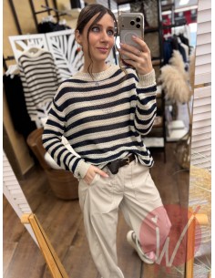 Maglia Righe Ingrid Blu