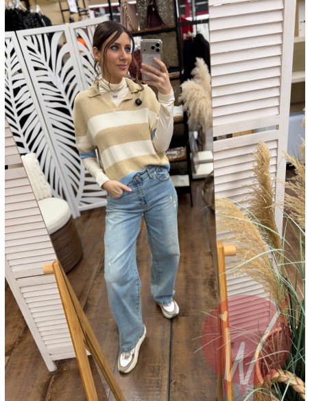 Jeans WideLeg Venice Sabbiato