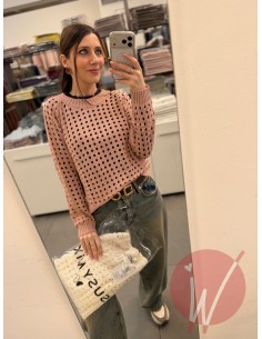 Maglia Traforata Olimpia Rosa 2