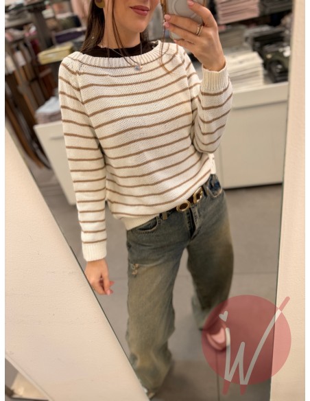 Maglie Righe Anita Panna