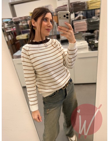 Maglie Righe Anita Panna