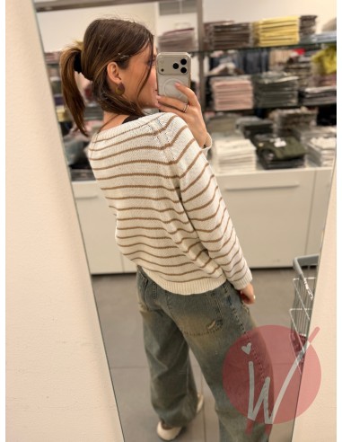 Maglie Righe Anita Panna