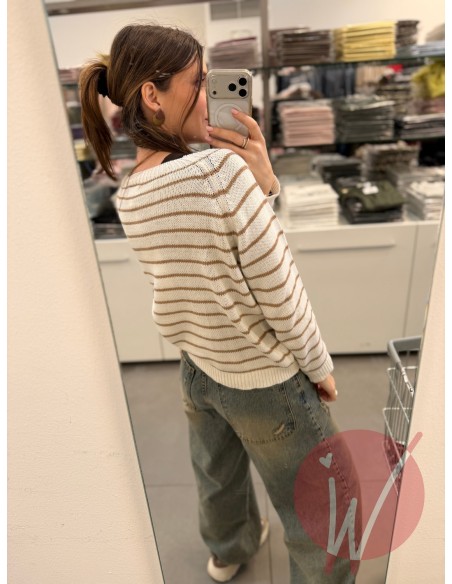 Maglie Righe Anita Panna