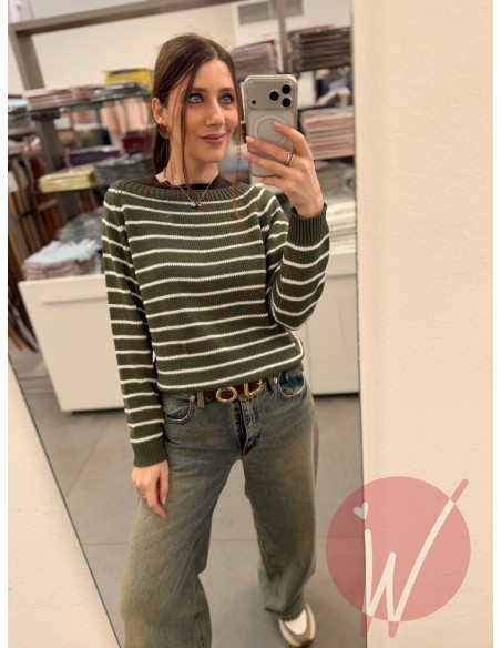 Maglie Righe Anita Militare