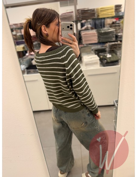 Maglie Righe Anita Militare