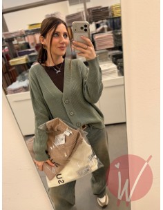 Cardigan Heather Bianco 2