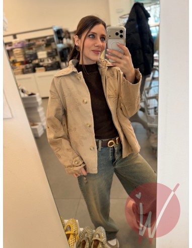 Trench Corto Ricamato Bloom