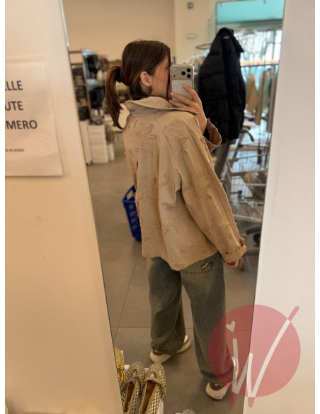 Trench Corto Ricamato Bloom