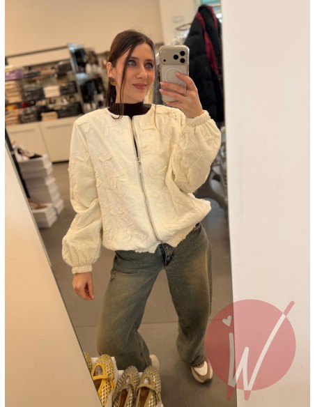 Bomber Ricamato Bloom