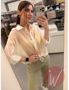 Camicia Organza Bloom Burro 2