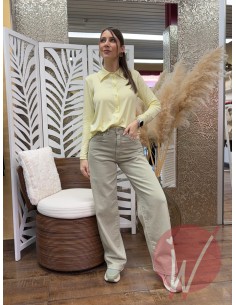 Jeans Wide Leg Venice Salvia