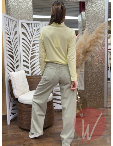 Jeans Wide Leg Venice Salvia