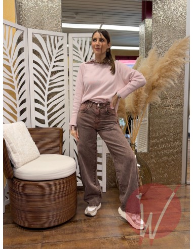 Jeans Wide Leg Venice Cioccolato