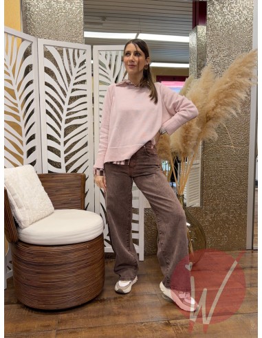 Jeans Wide Leg Venice Cioccolato