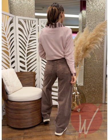 Jeans Wide Leg Venice Cioccolato