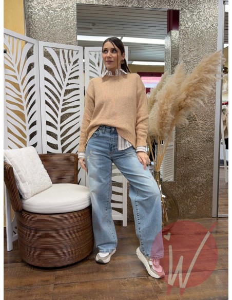Jeans WideLeg Venice Sabbiato