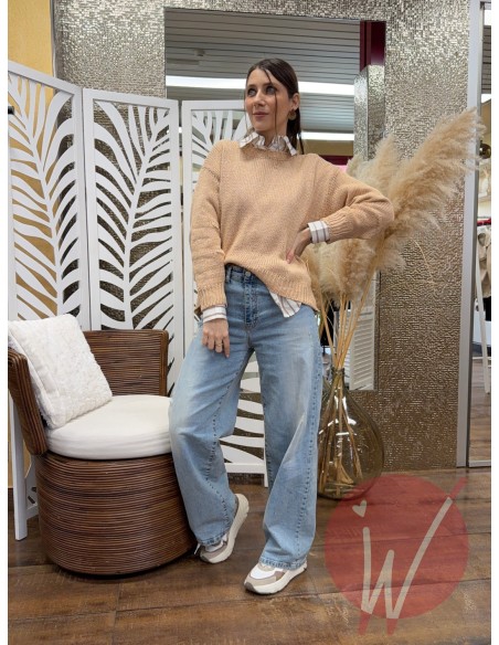 Jeans WideLeg Venice Sabbiato