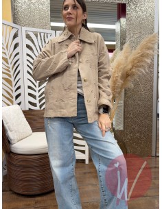 Trench Corto Ricamato Bloom