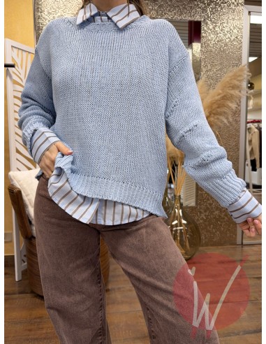 Maglia Daisy Azzurro