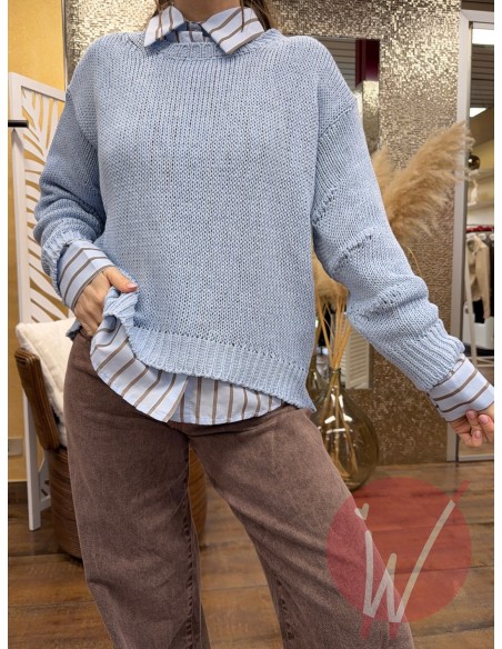 Maglia Daisy Azzurro