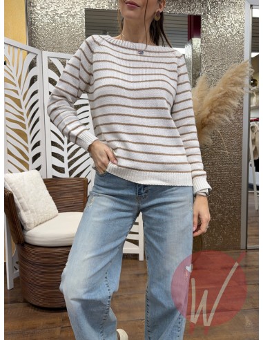 Maglie Righe Anita Panna