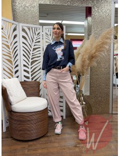 Pantalone Ovetto Praga Rosa