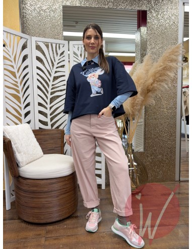 Pantalone Ovetto Praga Rosa