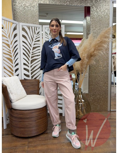 Pantalone Ovetto Praga Rosa