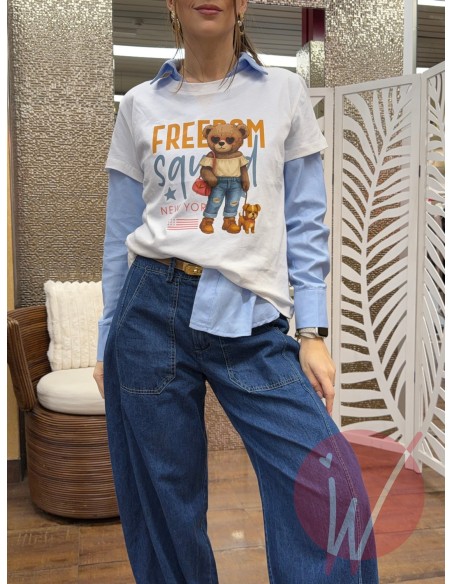 T-Shirt Teddy Freedom