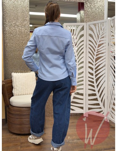 Camicia Polo Oxford Azzurro