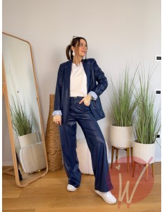 Blazer Ecopelle Hanoi Blu 2