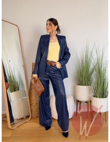 Blazer Ecopelle Hanoi Blu