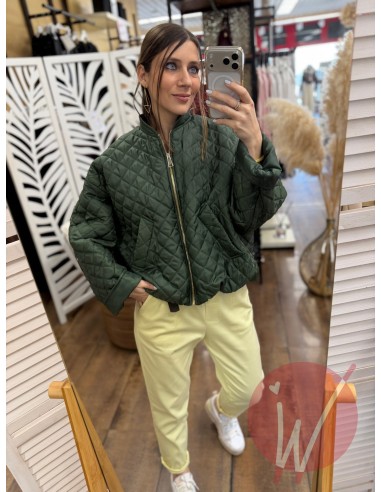 Bomber Trapuntato Zurigo Verde