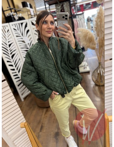 Bomber Trapuntato Zurigo Verde