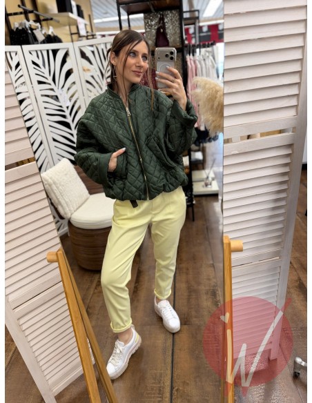 Bomber Trapuntato Zurigo Verde