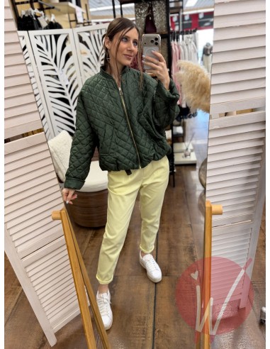 Bomber Trapuntato Zurigo Verde
