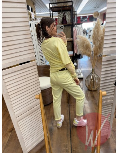 Maglia Pizzo Chantal Giallo