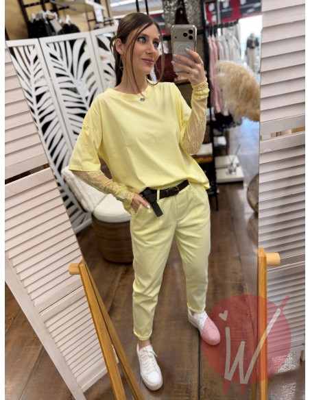 Pantalone Memphis Limone